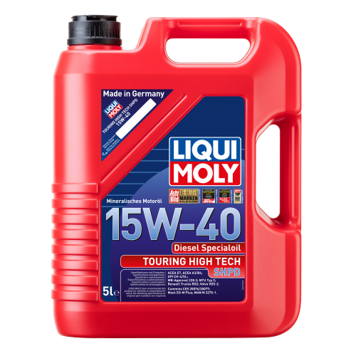 Минеральное моторное масло Touring High Tech SHPD-Motoroil 15W-40 - 5 л