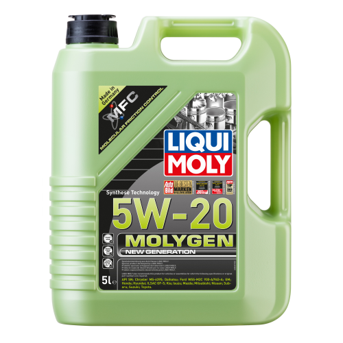 НС-синтетическое моторное масло Molygen New Generation 5W-20 - 5 л