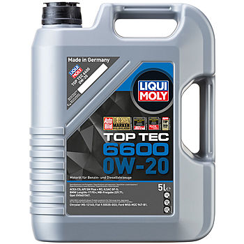 НС-синтетическое моторное масло Top Tec 6600 0W-20 - 5 л